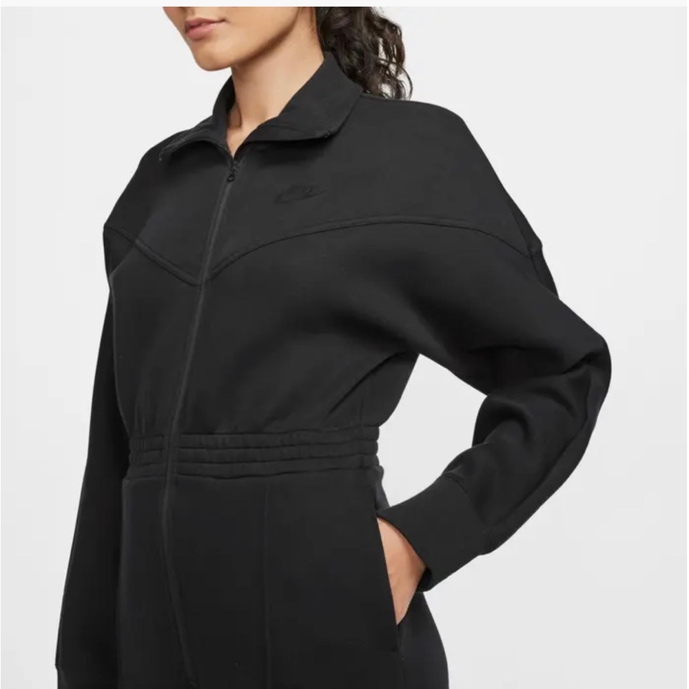 Nike Sportswear Women's Tech Fleece Windrunner Jumpsuit in Black